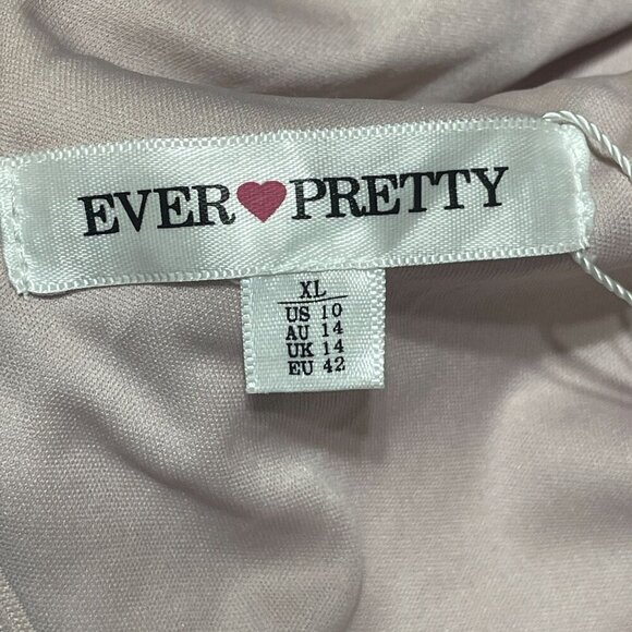 New Ever Pretty Chiffon Irregular Hem Party Bridesmaid Dress Lilac Size 10 - Picture 4 of 8